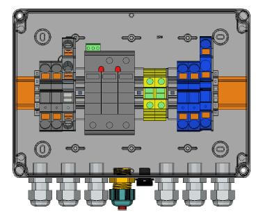 Phoenix Contact Überspannungsschutz DC, Typ I+II, 1 MPP, Klemmen, 3 x IN/OUT