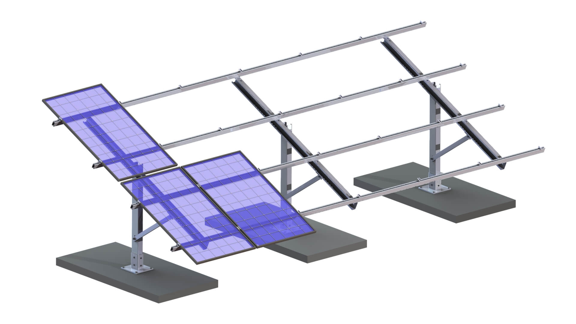 Alumero Landscape-Kit 2x12 Beton ALPIN