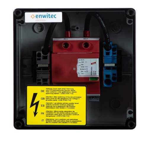 enwitec Überspannungsschutz DC Typ I+II 1 MPPT, Klemmen